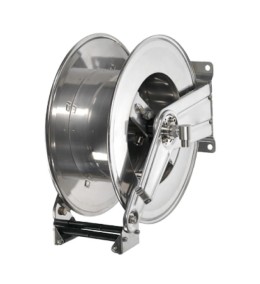 ENROLLADOR RETRACTIL 20 MTS 400 BAR 1/2" ACERO INOX AISI 304